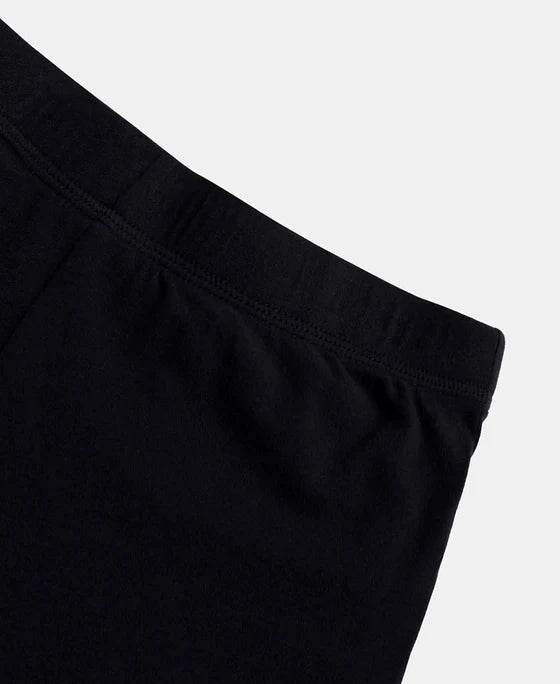 #1529 Jockey High Coverage Super Combed Cotton Elastane Stretch Mid Waist Shorties with Concealed Waistband