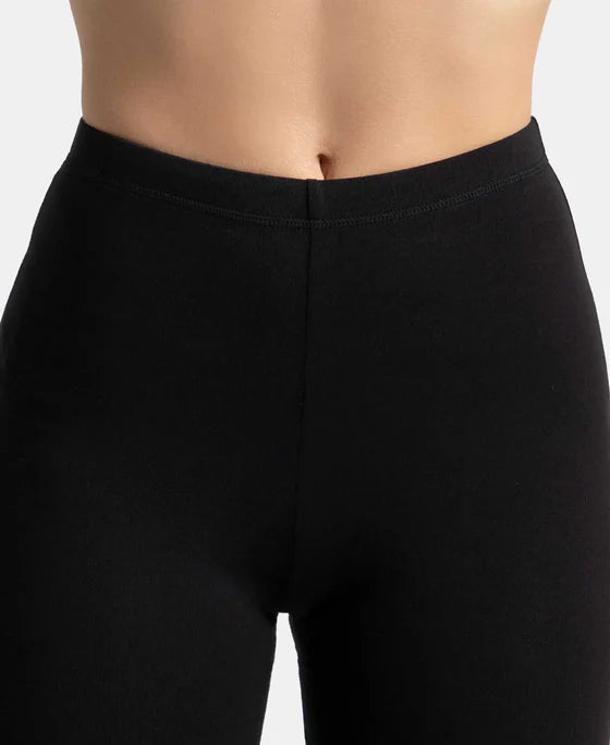 #1529 Jockey High Coverage Super Combed Cotton Elastane Stretch Mid Waist Shorties with Concealed Waistband
