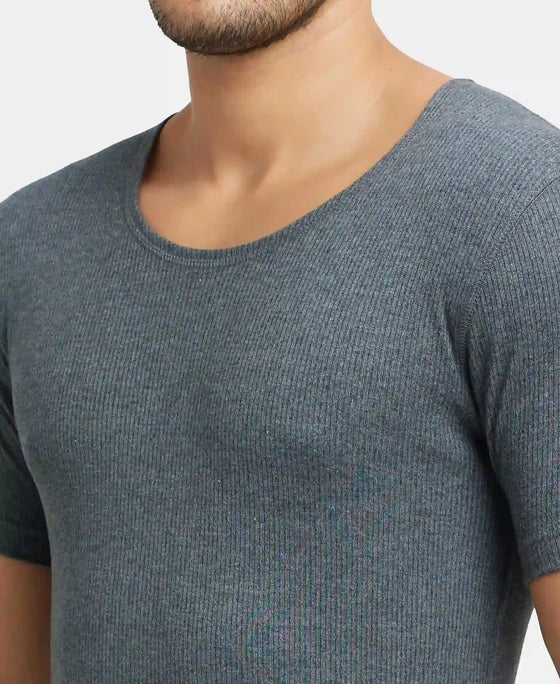 #2400 Jockey Super-Combed Cotton Rich Half Sleeved Regular Fit Thermal T-Shirt with Stay Warm & Stay Fresh Technology