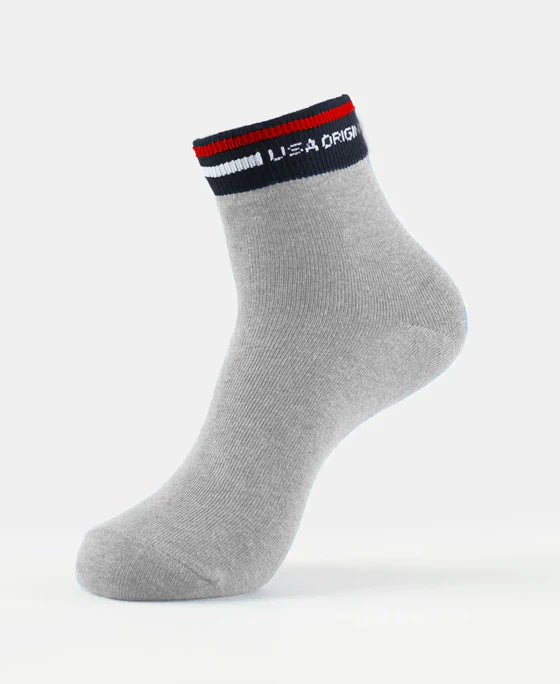 #7002 Jockey Compact Cotton Stretch Ankle Length Socks with Stay Fresh Treatment