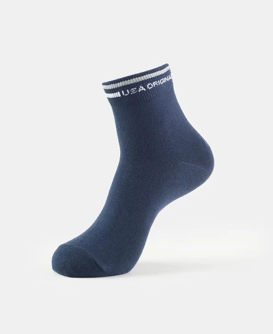 #7002 Jockey Compact Cotton Stretch Ankle Length Socks with Stay Fresh Treatment