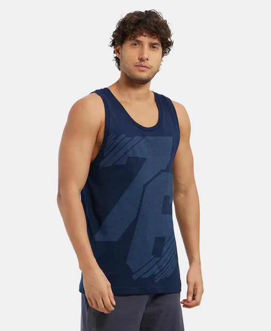 #9928 Jockey Super Combed Cotton Rich Graphic Printed Tank Top