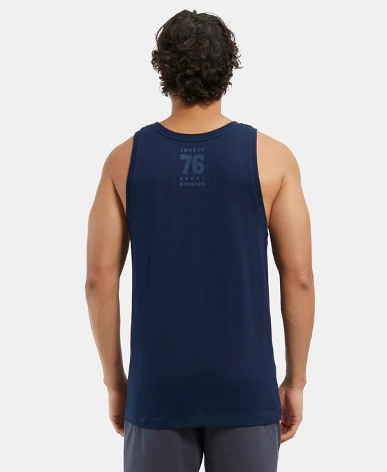 #9928 Jockey Super Combed Cotton Rich Graphic Printed Tank Top