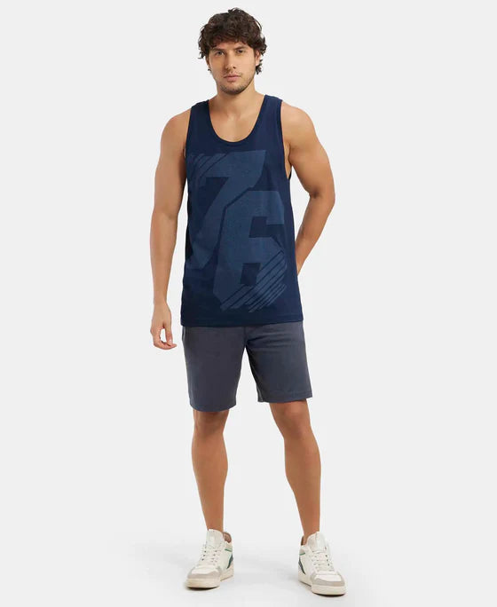 #9928 Jockey Super Combed Cotton Rich Graphic Printed Tank Top