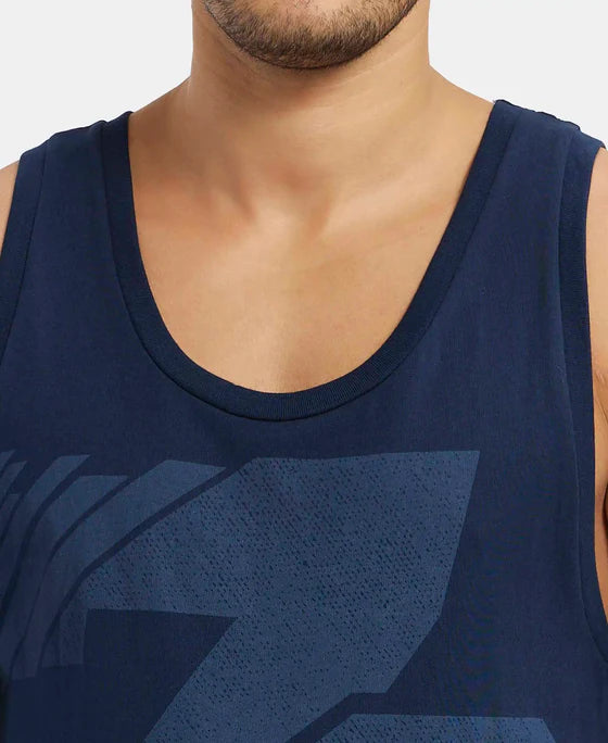 #9928 Jockey Super Combed Cotton Rich Graphic Printed Tank Top