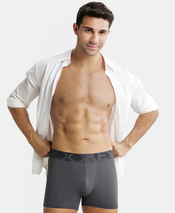 #IC 28 Jockey Tactel Microfiber Elastane Stretch Solid Trunk with Moisture Move Properties