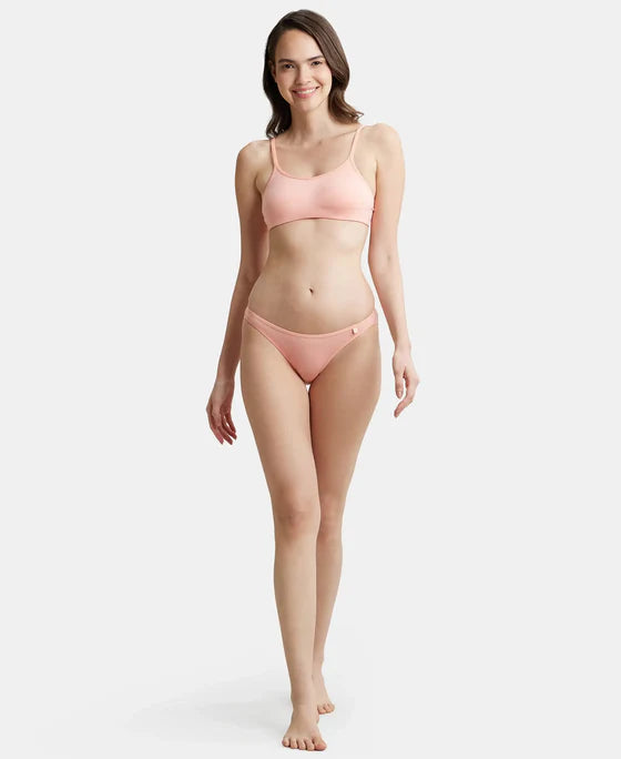 SS12 Jockey Women's Wirefree Non Padded Super Combed Cotton Elastane Stretch Full Coverage Beginners Bra with Adjustable Straps