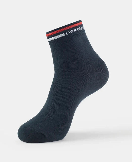 #7002 Jockey Compact Cotton Stretch Ankle Length Socks with Stay Fresh Treatment