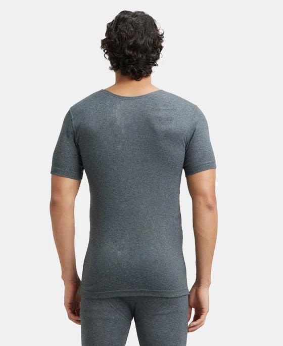 #2400 Jockey Super-Combed Cotton Rich Half Sleeved Regular Fit Thermal T-Shirt with Stay Warm & Stay Fresh Technology