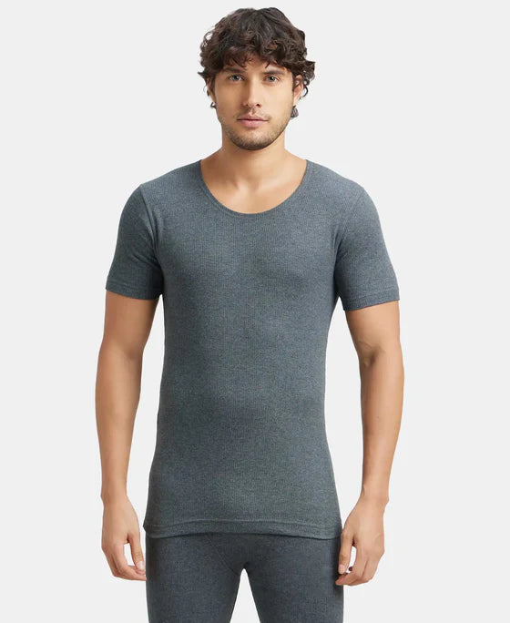 #2400 Jockey Super-Combed Cotton Rich Half Sleeved Regular Fit Thermal T-Shirt with Stay Warm & Stay Fresh Technology