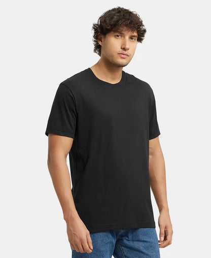 #2714 Jockey Super Combed Cotton Rich Solid Round Neck Half Sleeve T-Shirt