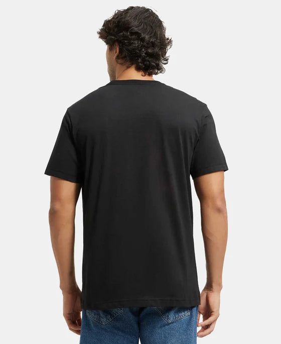 #2714 Jockey Super Combed Cotton Rich Solid Round Neck Half Sleeve T-Shirt