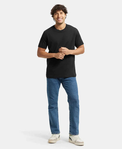 #2714 Jockey Super Combed Cotton Rich Solid Round Neck Half Sleeve T-Shirt