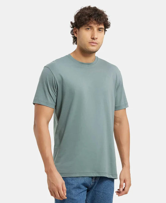 #2714 Jockey Super Combed Cotton Rich Solid Round Neck Half Sleeve T-Shirt