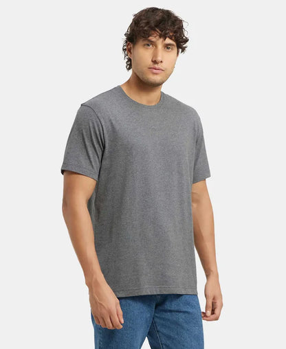 #2714 Jockey Super Combed Cotton Rich Solid Round Neck Half Sleeve T-Shirt