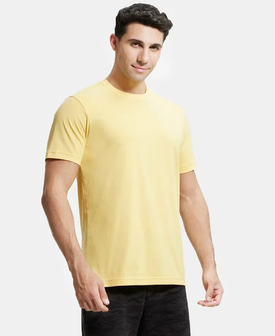 #2714 Jockey Super Combed Cotton Rich Solid Round Neck Half Sleeve T-Shirt