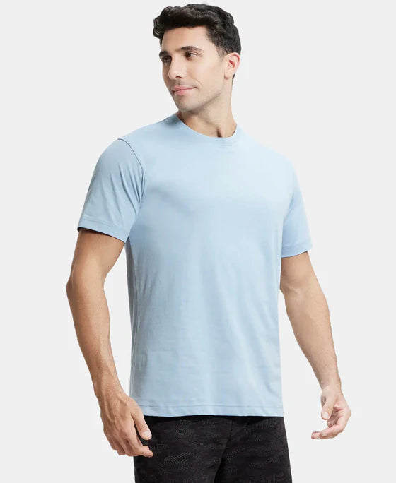 #2714 Jockey Super Combed Cotton Rich Solid Round Neck Half Sleeve T-Shirt