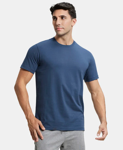 #2714 Jockey Super Combed Cotton Rich Solid Round Neck Half Sleeve T-Shirt