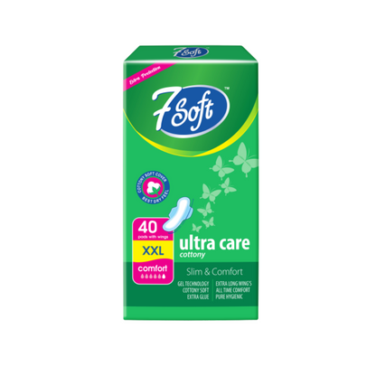 7Soft XXL Ultra Care Sanitary Pads – 40 Pads
