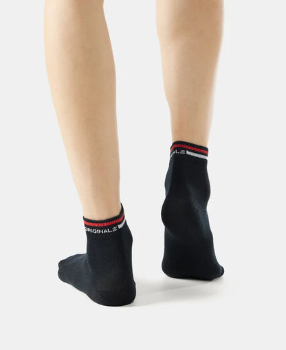 #7002 Jockey Compact Cotton Stretch Ankle Length Socks with Stay Fresh Treatment