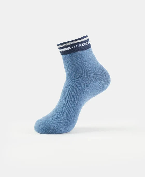 #7002 Jockey Compact Cotton Stretch Ankle Length Socks with Stay Fresh Treatment