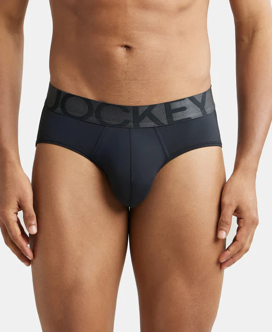 #IC 27 Jockey Tactel Microfiber Elastane Stretch Solid Brief with Moisture Move Properties