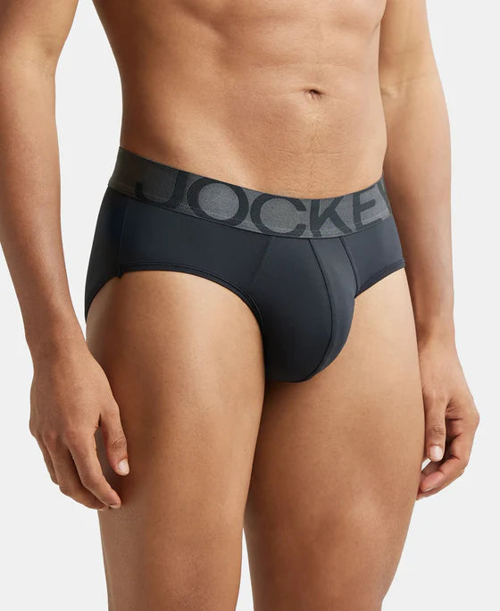 #IC 27 Jockey Tactel Microfiber Elastane Stretch Solid Brief with Moisture Move Properties