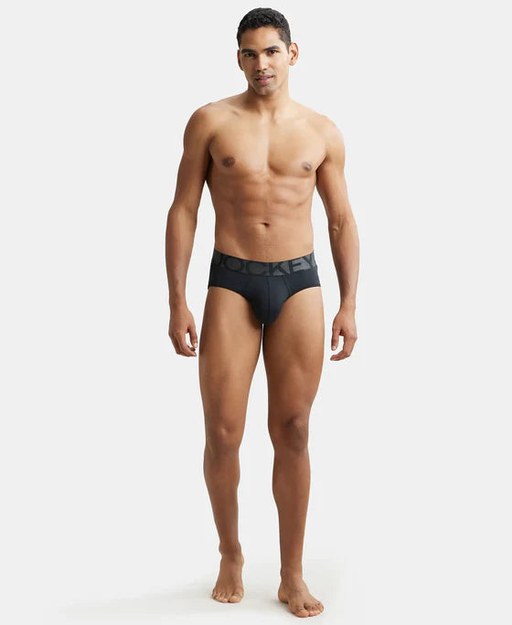 #IC 27 Jockey Tactel Microfiber Elastane Stretch Solid Brief with Moisture Move Properties
