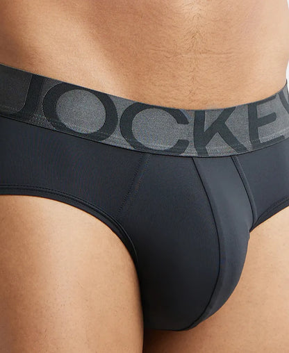 #IC 27 Jockey Tactel Microfiber Elastane Stretch Solid Brief with Moisture Move Properties