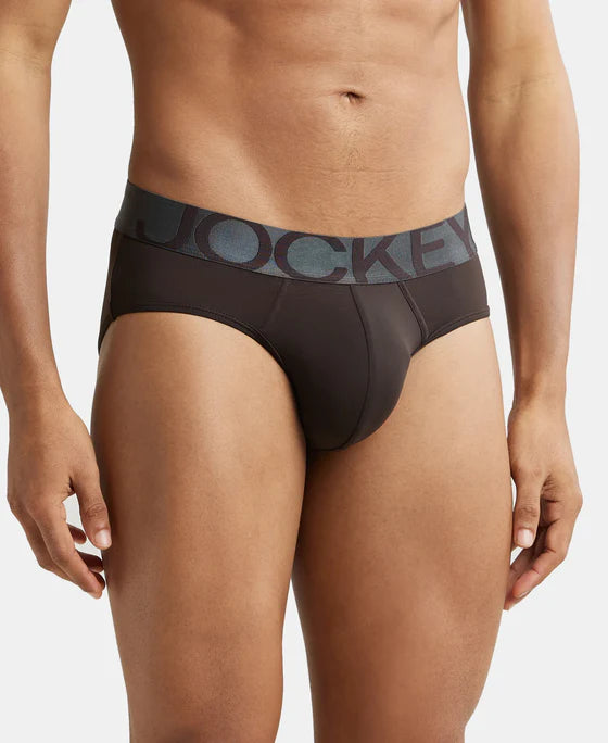 #IC 27 Jockey Tactel Microfiber Elastane Stretch Solid Brief with Moisture Move Properties