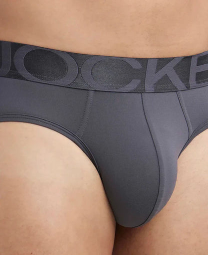 #IC 27 Jockey Tactel Microfiber Elastane Stretch Solid Brief with Moisture Move Properties