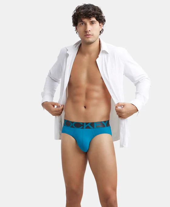 #IC 27 Jockey Tactel Microfiber Elastane Stretch Solid Brief with Moisture Move Properties