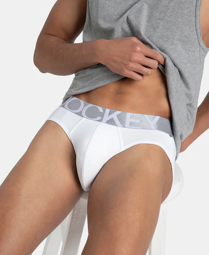 #IC 27 Jockey Tactel Microfiber Elastane Stretch Solid Brief with Moisture Move Properties