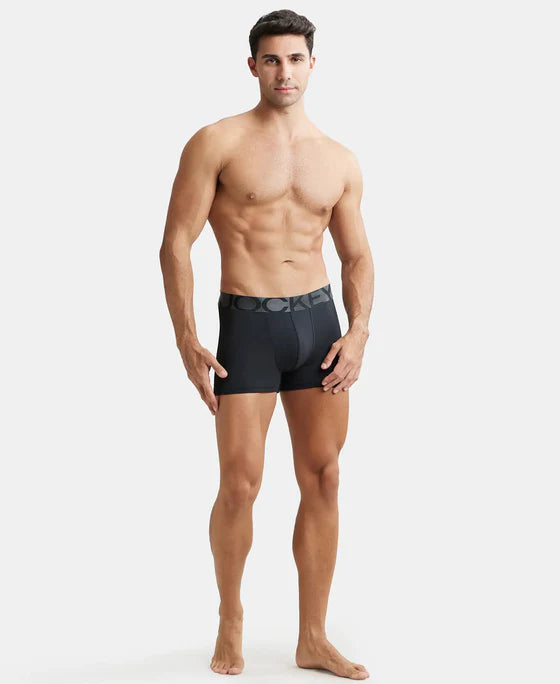 #IC 28 Jockey Tactel Microfiber Elastane Stretch Solid Trunk with Moisture Move Properties
