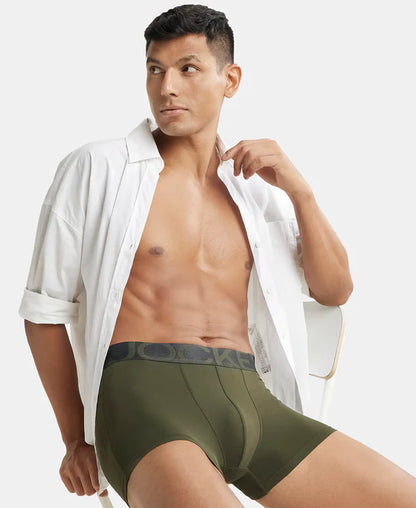 #IC 28 Jockey Tactel Microfiber Elastane Stretch Solid Trunk with Moisture Move Properties