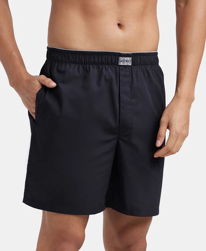 #MC10 Jockey Super Combed Mercerized Cotton Woven Fabric Boxer Shorts