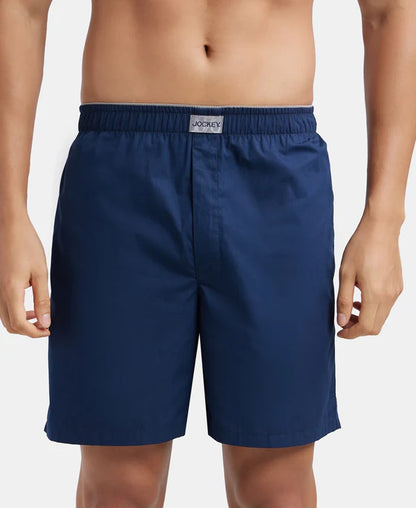 #MC10 Jockey Super Combed Mercerized Cotton Woven Fabric Boxer Shorts