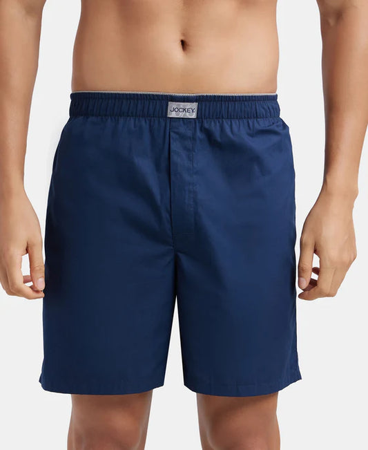 #MC10 Jockey Super Combed Mercerized Cotton Woven Fabric Boxer Shorts