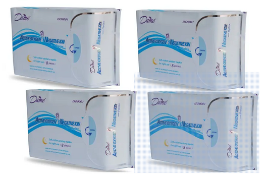 #Dame Active Oxygen And Negative Ion Soft-Cotton Sanitary Pads
