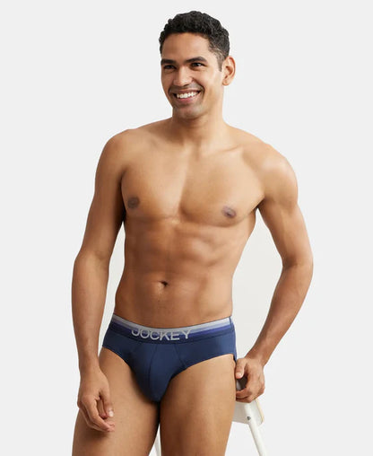 Brief US07 Jockey Super Combed Cotton Elastane Stretch Solid Brief with Ultrasoft Waistband