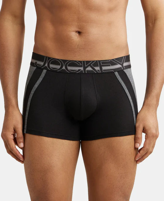 #US21 Jockey Super Combed Cotton Elastane Stretch Solid Trunk with Ultrasoft Waistband