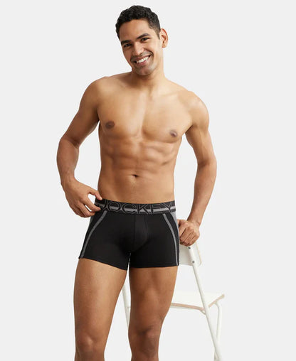 #US21 Jockey Super Combed Cotton Elastane Stretch Solid Trunk with Ultrasoft Waistband