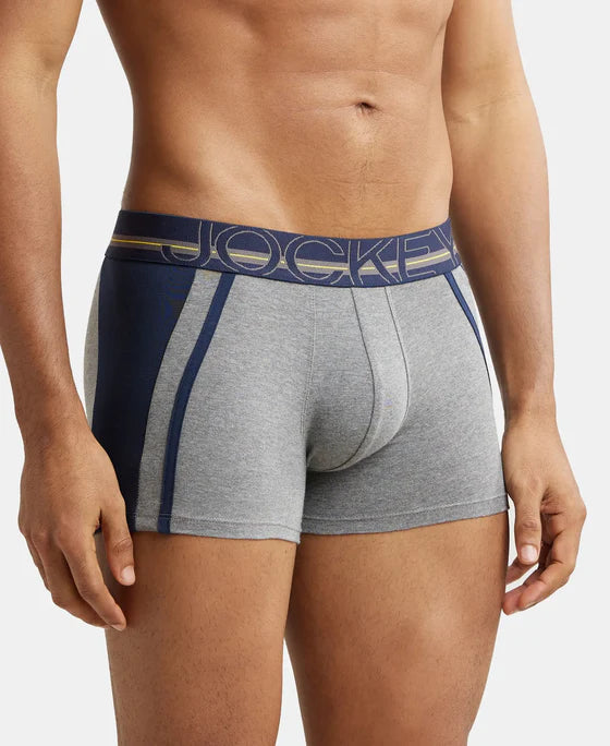 #US21 Jockey Super Combed Cotton Elastane Stretch Solid Trunk with Ultrasoft Waistband