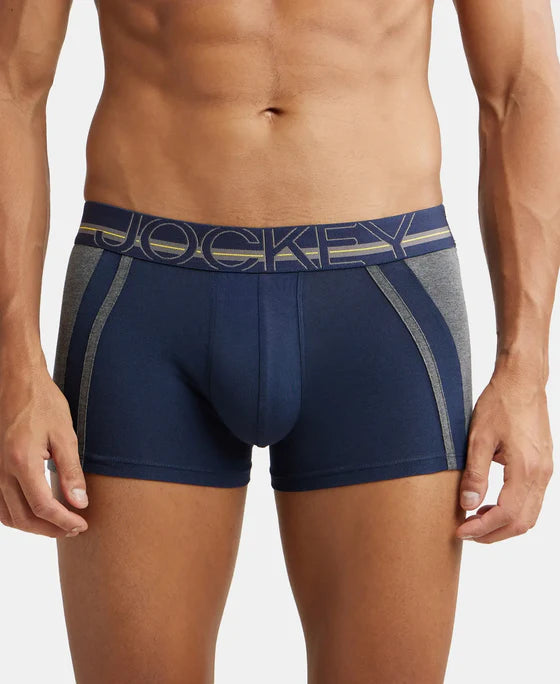 #US21 Jockey Super Combed Cotton Elastane Stretch Solid Trunk with Ultrasoft Waistband
