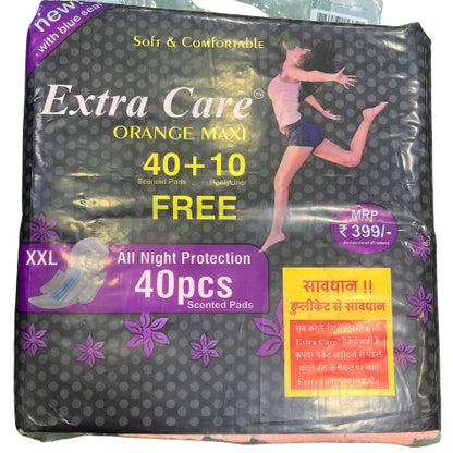 ExtraCare Original Orange Maxi Pads – Heavy Flow Protection